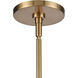 Arden 6 Light 36 inch Brushed Gold Chandelier Ceiling Light, 6-Light Cluster