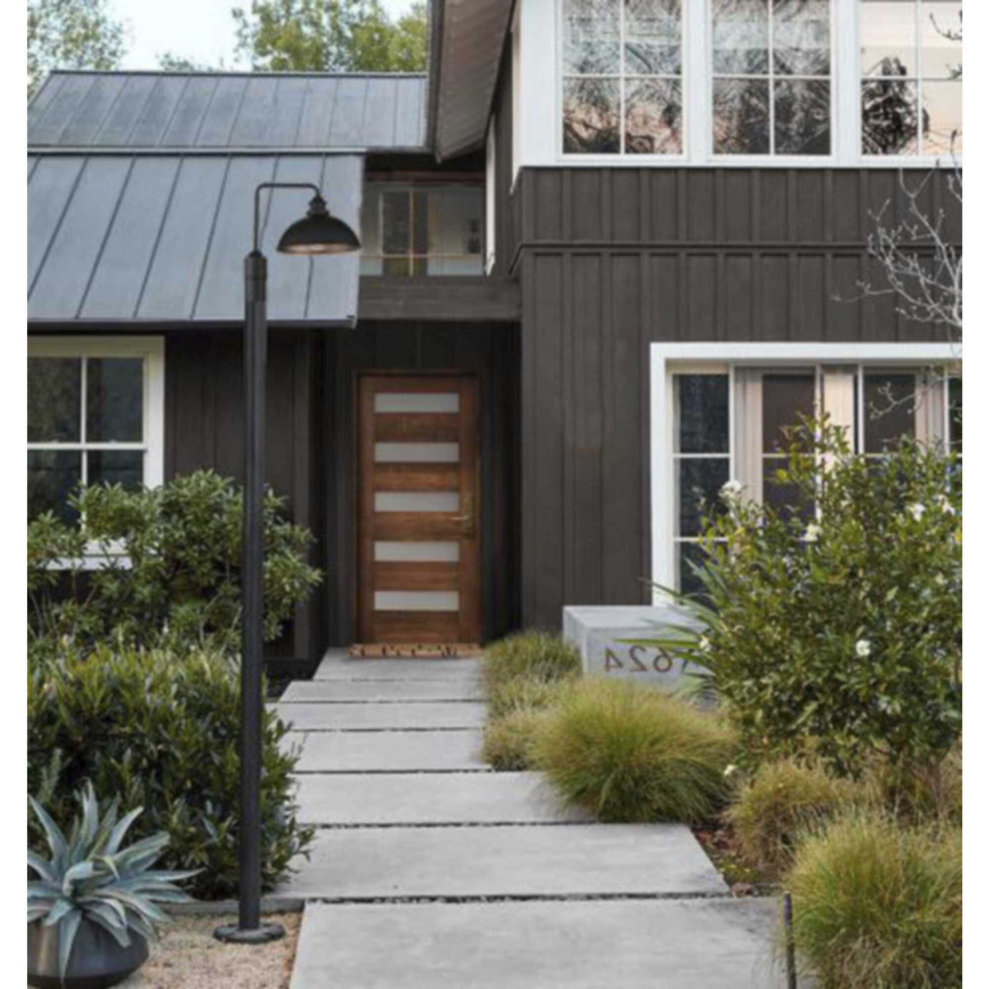 Englewood 1 Light 16 inch Textured Black Outdoor Post Lantern