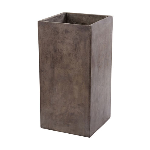 Carson Polished Concrete Indoor Planter, Short