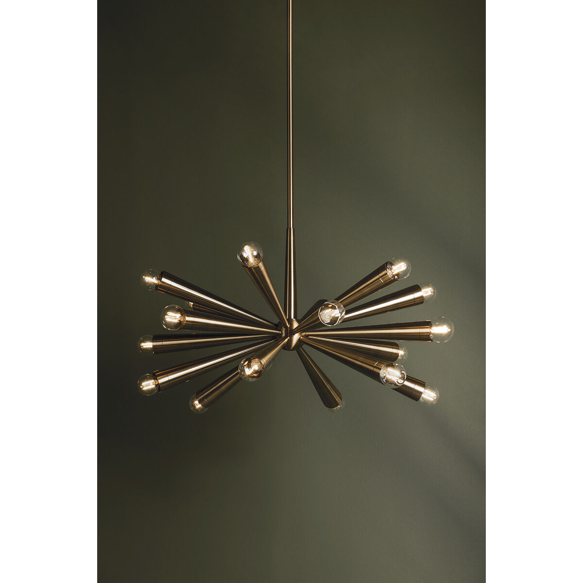 Keanu 18 Light 30.25 inch Patina Brass Chandelier Ceiling Light