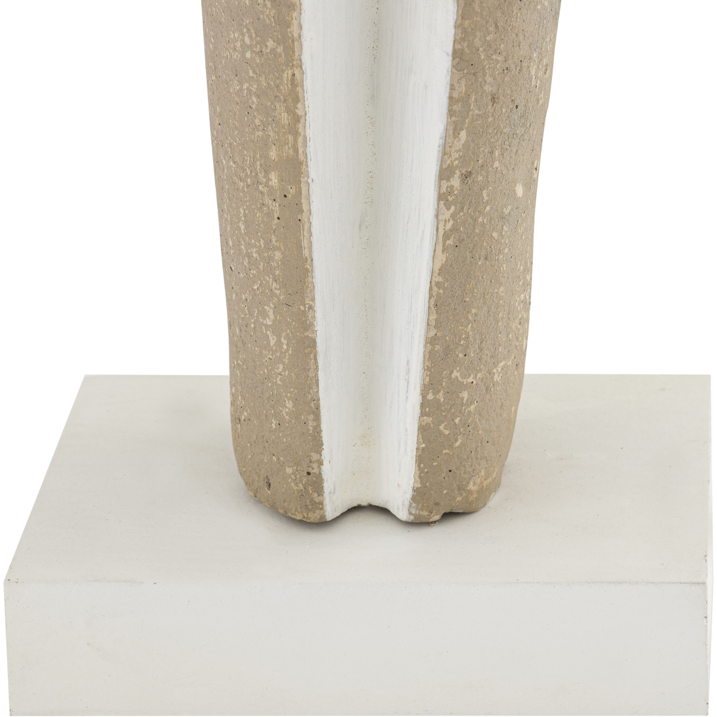 Don Beige with White Object