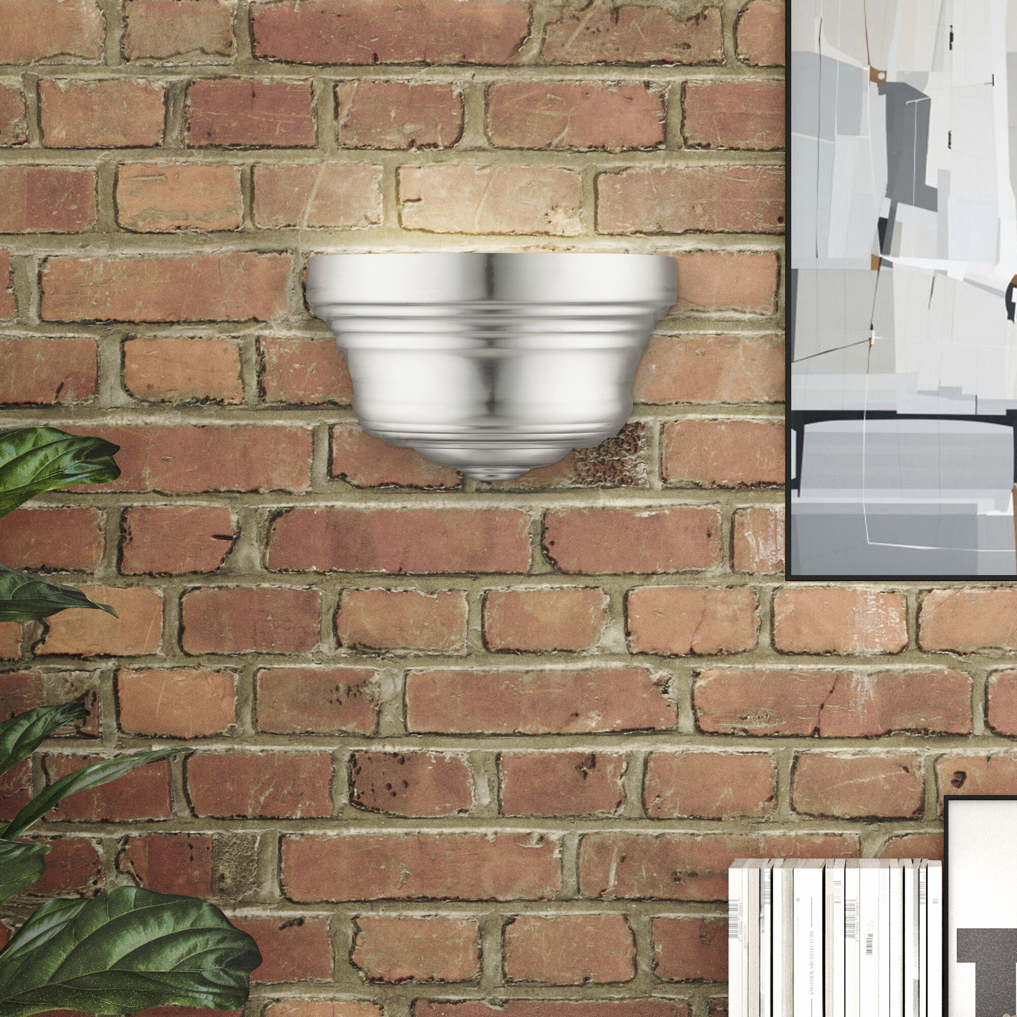 Endicott 1 Light 9.75 inch Brushed Nickel ADA ADA Sconce Wall Light