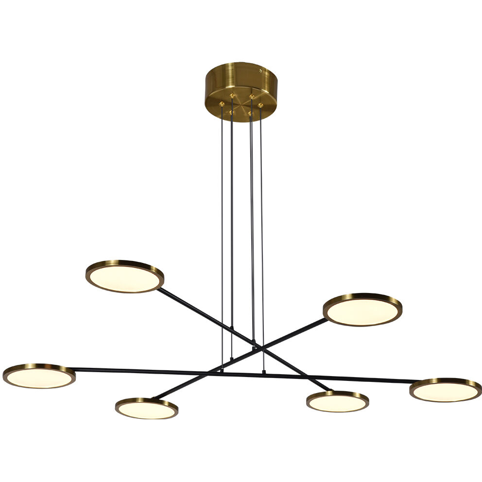 Artisan Collection/TORINO Series 35 inch Antique Brass Pendant/Chandelier Ceiling Light