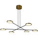 Artisan Collection/TORINO Series 35 inch Antique Brass Pendant/Chandelier Ceiling Light