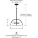 Lawson 4 Light 15 inch Matte Black Semi-Flush Mount Ceiling Light, Convertible Dual Mount