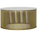 Lenox 36 X 36 inch Antique Brass Coffee Table