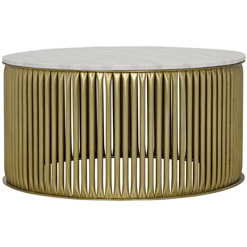 Lenox 36 X 36 inch Antique Brass Coffee Table