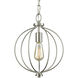 Williamsport 1 Light 11 inch Brushed Nickel Mini Pendant Ceiling Light