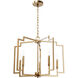 Zoanne 5 Light 24 inch Alturas Gold Chandelier Ceiling Light, Medium