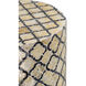 Anita 15.7 inch Black and Cream Stool