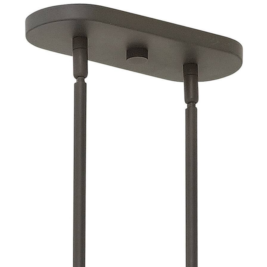 Gemma LED 45 inch Vintage Bronze Foyer Light Ceiling Light, Linear & Oval