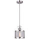 Madison 1 Light 7.75 inch Brushed Nickel Pendant Ceiling Light