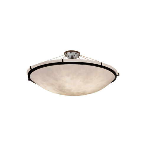 Clouds LED 51 inch Dark Bronze Semi-Flush Ceiling Light in 6000 Lm LED, Bowl
