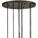 Cosette 9 Light 19.75 inch Black Oxide Pendant Ceiling Light