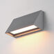 Pathfinder LED 5 inch Silver Outdoor Wall Mount