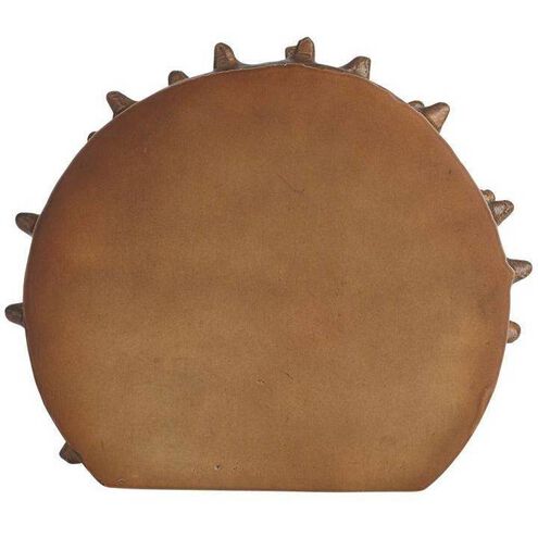 Fenwick 8.5 inch Dark Antique Brass Bookends, Set of 2