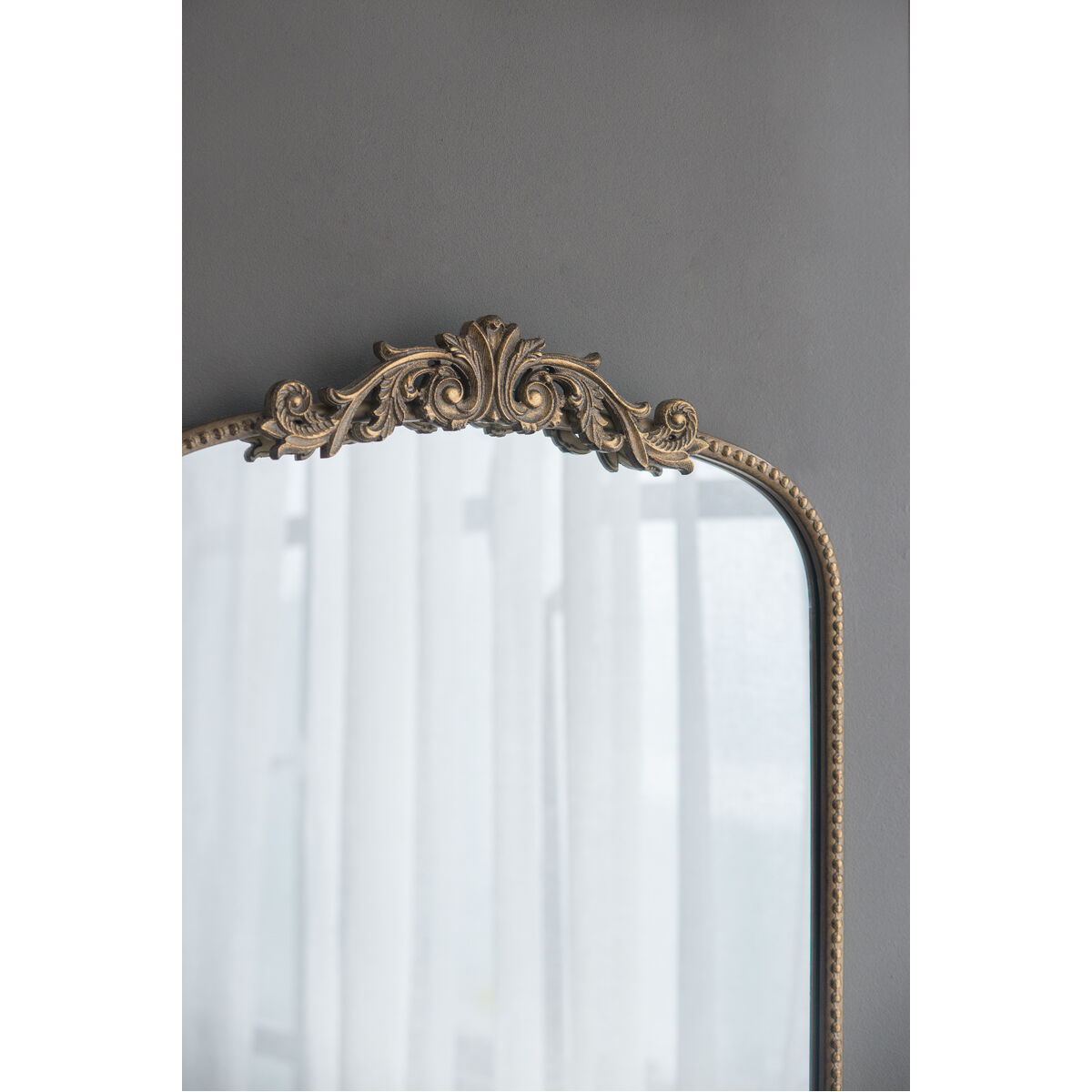 Baroque Inspired 41.7 X 24 inch Gold Mirror