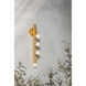 Sutter 4 Light 4.75 inch Vintage Gold Leaf Wall Sconce Wall Light