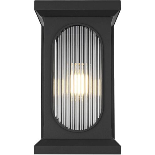 Sevyn 1 Light 17 inch Black Outdoor Wall Sconce
