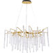 Canada 12 Light 12 inch Solid Brass Chandelier Ceiling Light
