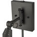 Whitmire 10.5 inch 60.00 watt Matte Black Swingarm Sconce Wall Light, Plug-In/Hardwire