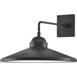 Ditchley 1 Light 18 inch Black Bronze/White Wall Sconce Wall Light