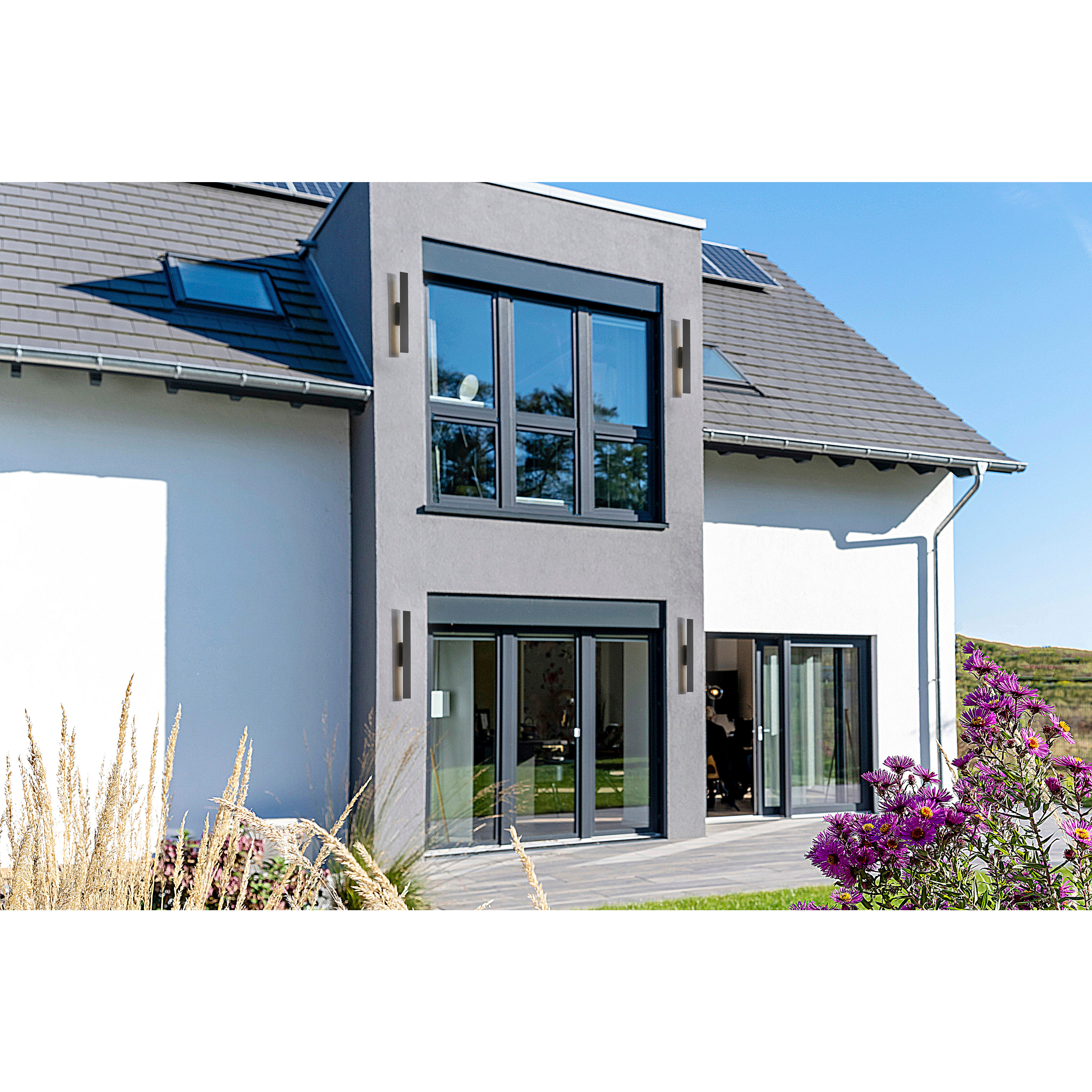 Stylet LED 3.75 inch Sand Black Outdoor Wall Light