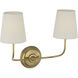 Thomas O'Brien Vendome Cordless Double Sconce Wall Light