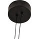 Canada LED 24 inch Black LED Chandelier Ceiling Light
