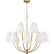 C&M by Chapman & Myers Marina 12 Light 40.00 inch Chandelier