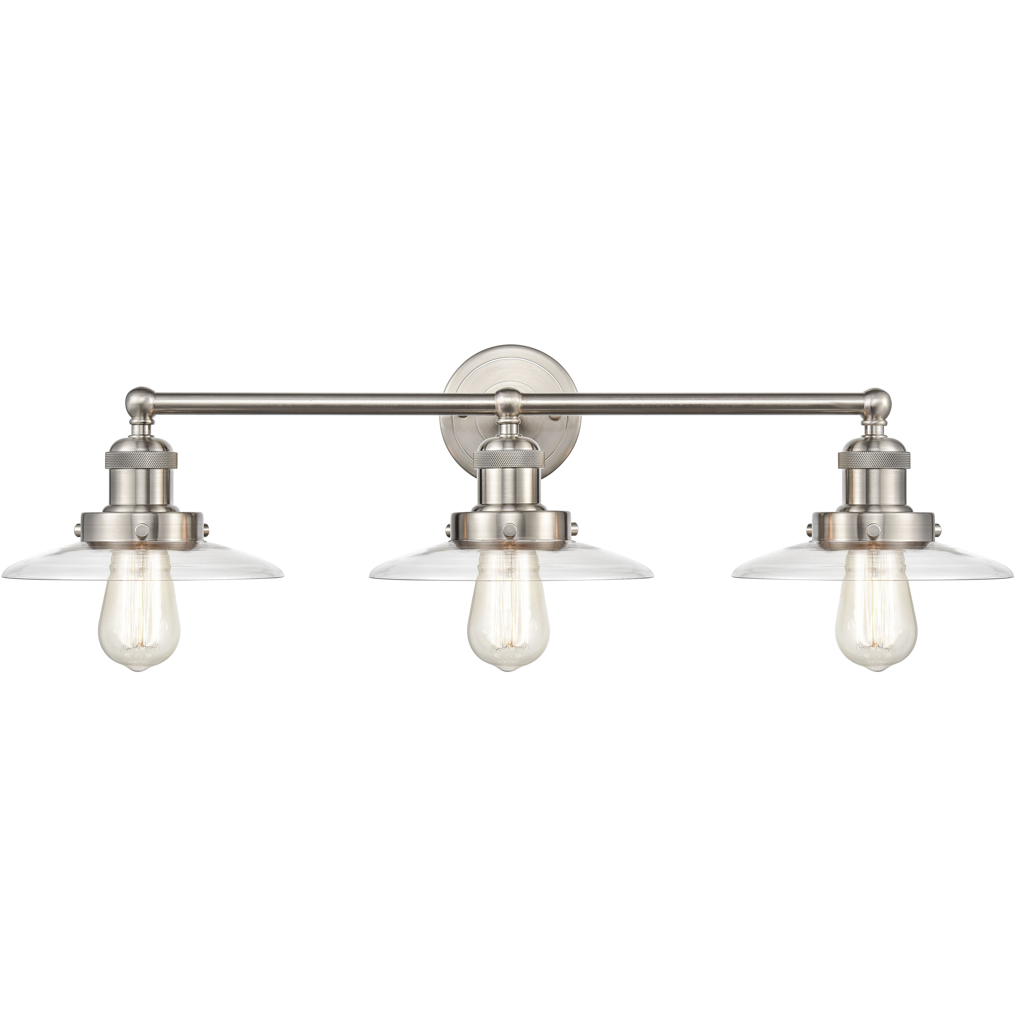 English Pub 3 Light 28.00 inch Bathroom Vanity Light