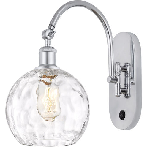 Ballston Athens Water Glass 1 Light 8 inch Polished Chrome Sconce Wall Light