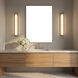 Weston LED 28 inch Satin Brass Vanity Light Wall Light