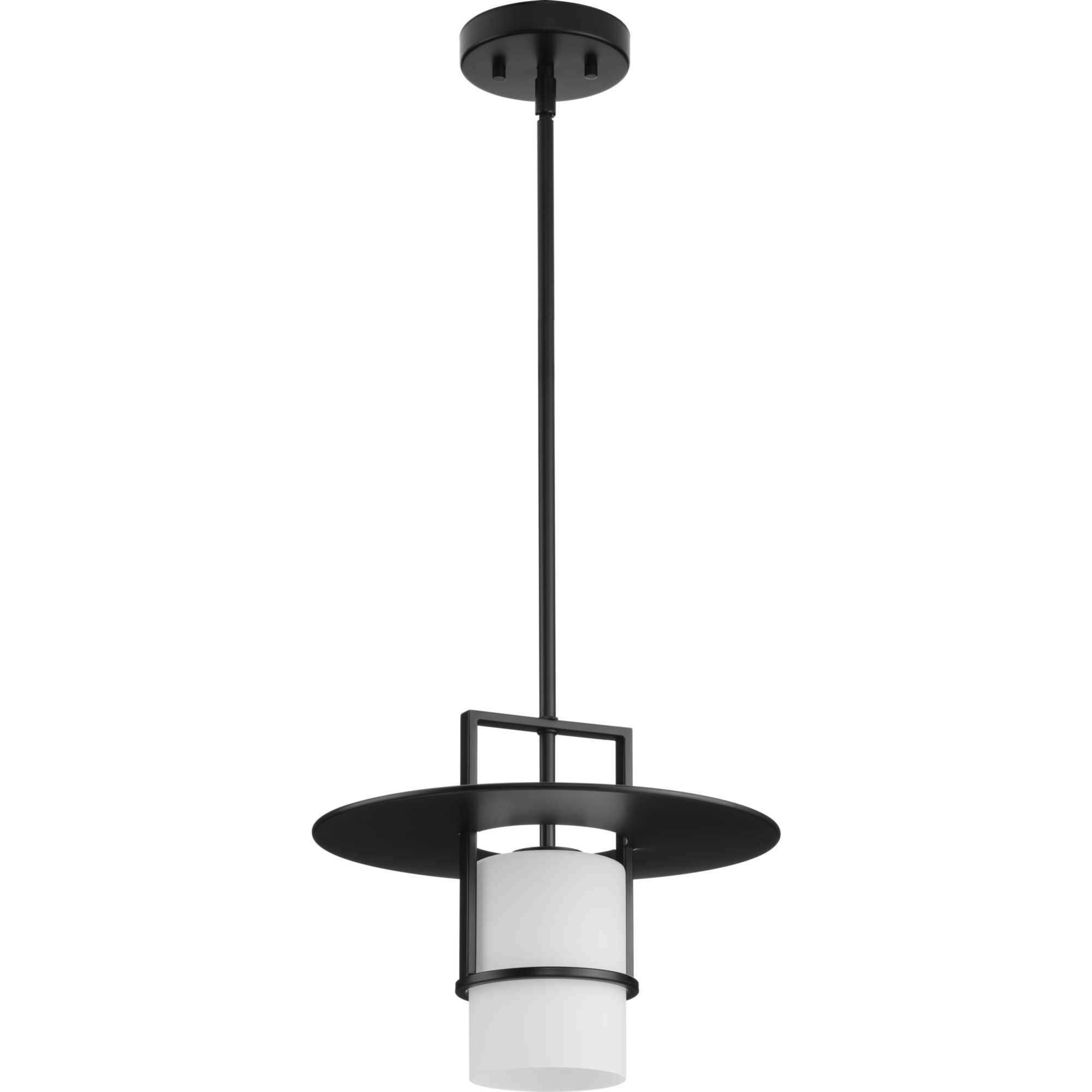 Mystic 1 Light 14 inch Matte Black Pendant Ceiling Light