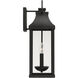 Bradford 2 Light 21 inch Black Outdoor Wall Lantern 