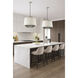 Phoenix LED 18.5 inch Gray and Black Single Pendant Ceiling Light