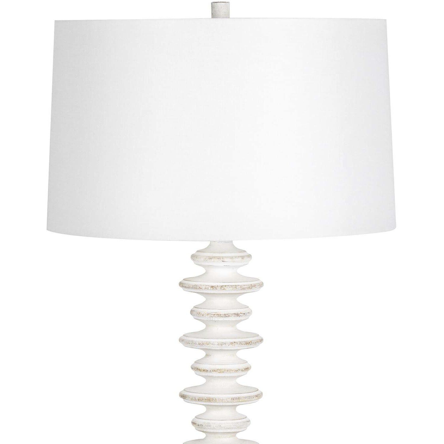 Fishbone 34.75 inch 150 watt White Buffet Lamp Portable Light