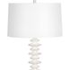 Fishbone 34.75 inch 150 watt White Buffet Lamp Portable Light