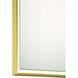 Nixon 32 X 32 inch Anodized Gold LED Mirror