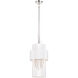 Gramercy 1 Light 11.88 inch Polished Nickel Mini Pendant Ceiling Light