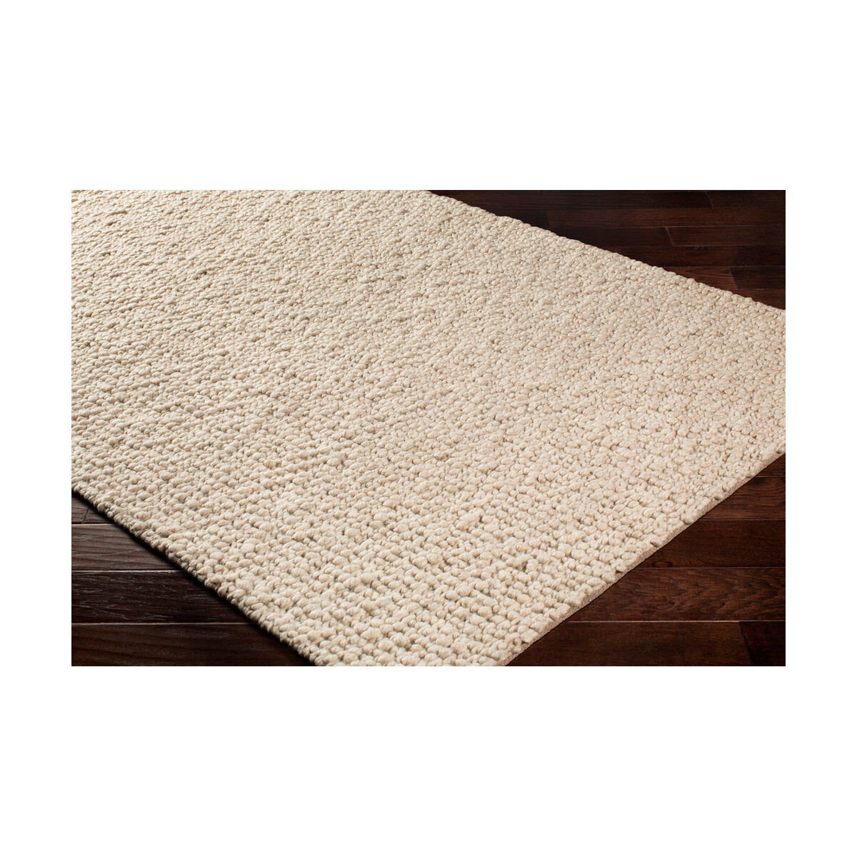 Neravan 36 X 24 inch Cream/Taupe Rugs, Rectangle