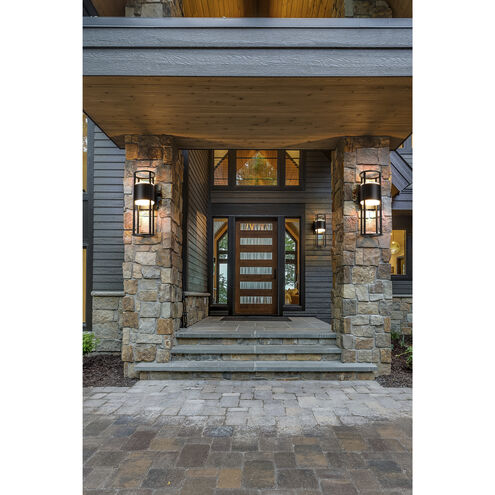 Luca LED 24 inch Black Outdoor Wall Light