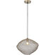 Warren 1 Light 19.5 inch Antique Brass Pendant Ceiling Light