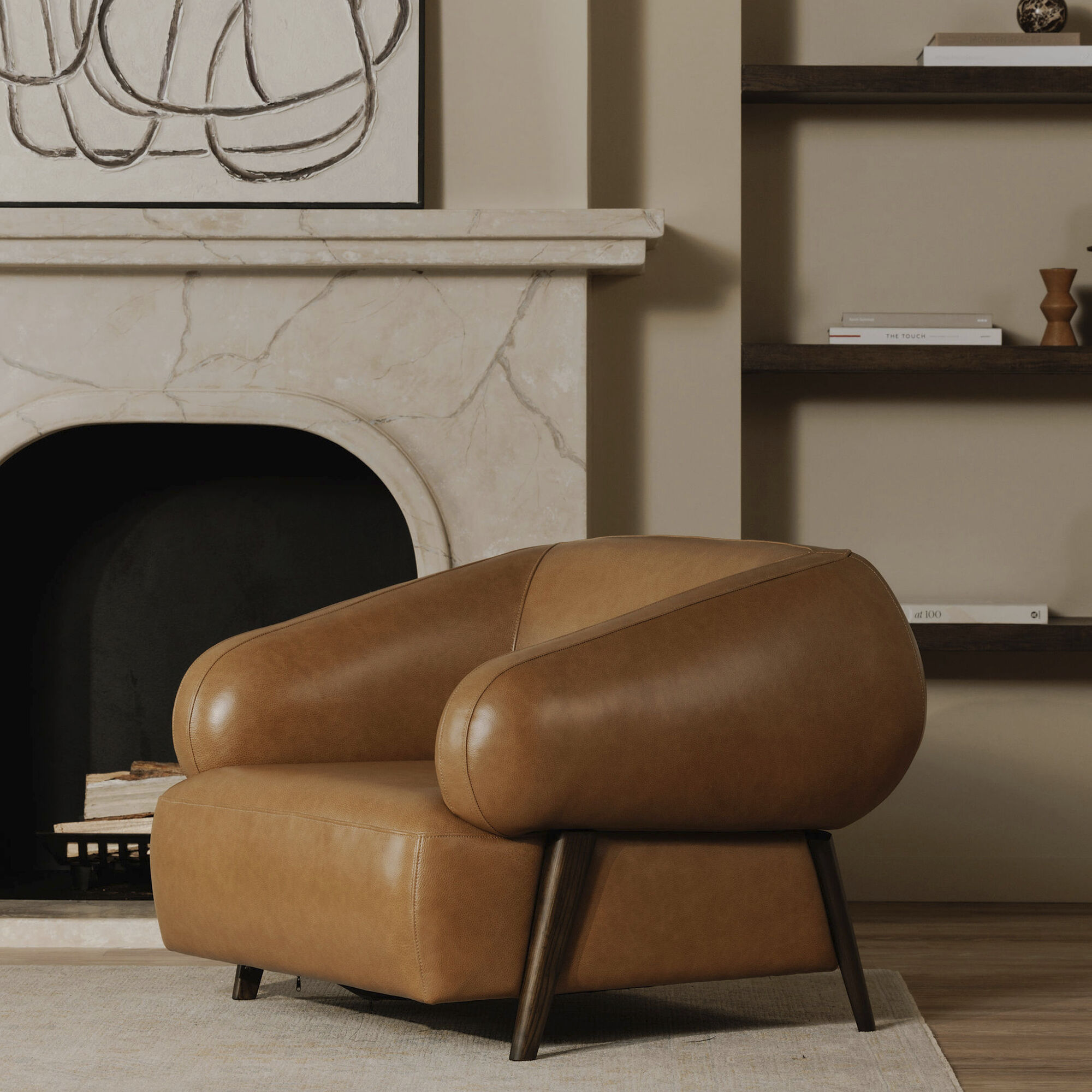 Encounters 48 X 36 inch Painting, Framed