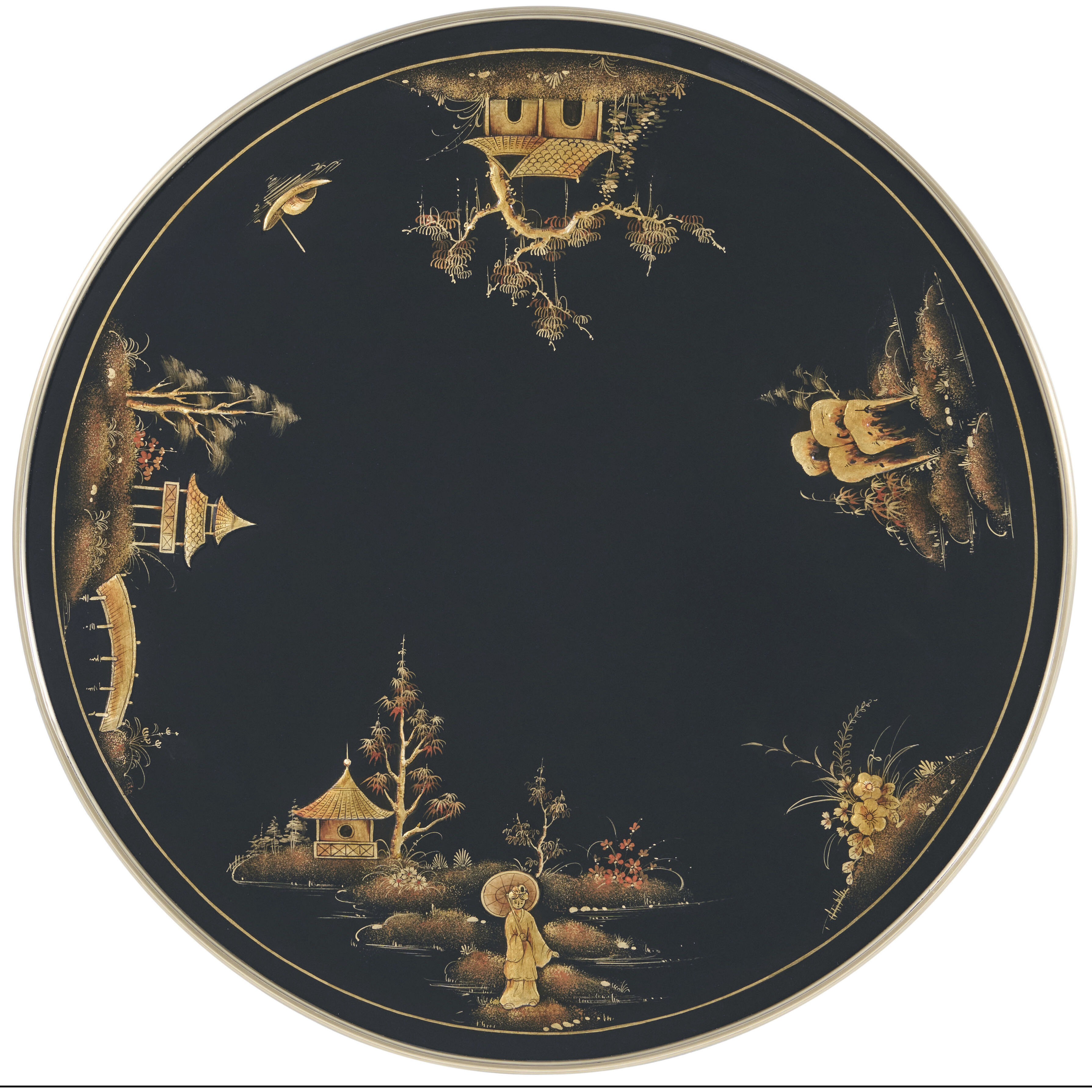 Brushwork 28 X 20 inch Lamp Table, Wooden