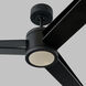 Armstrong 60 inch Midnight Black Indoor/Outdoor Ceiling Fan