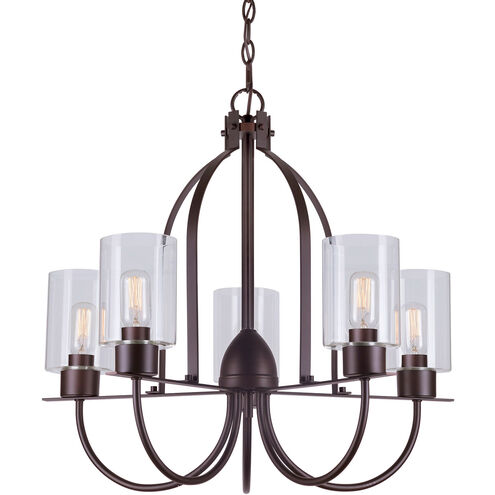 Tama 5 Light 26 inch Antique Bronze Chandelier Ceiling Light