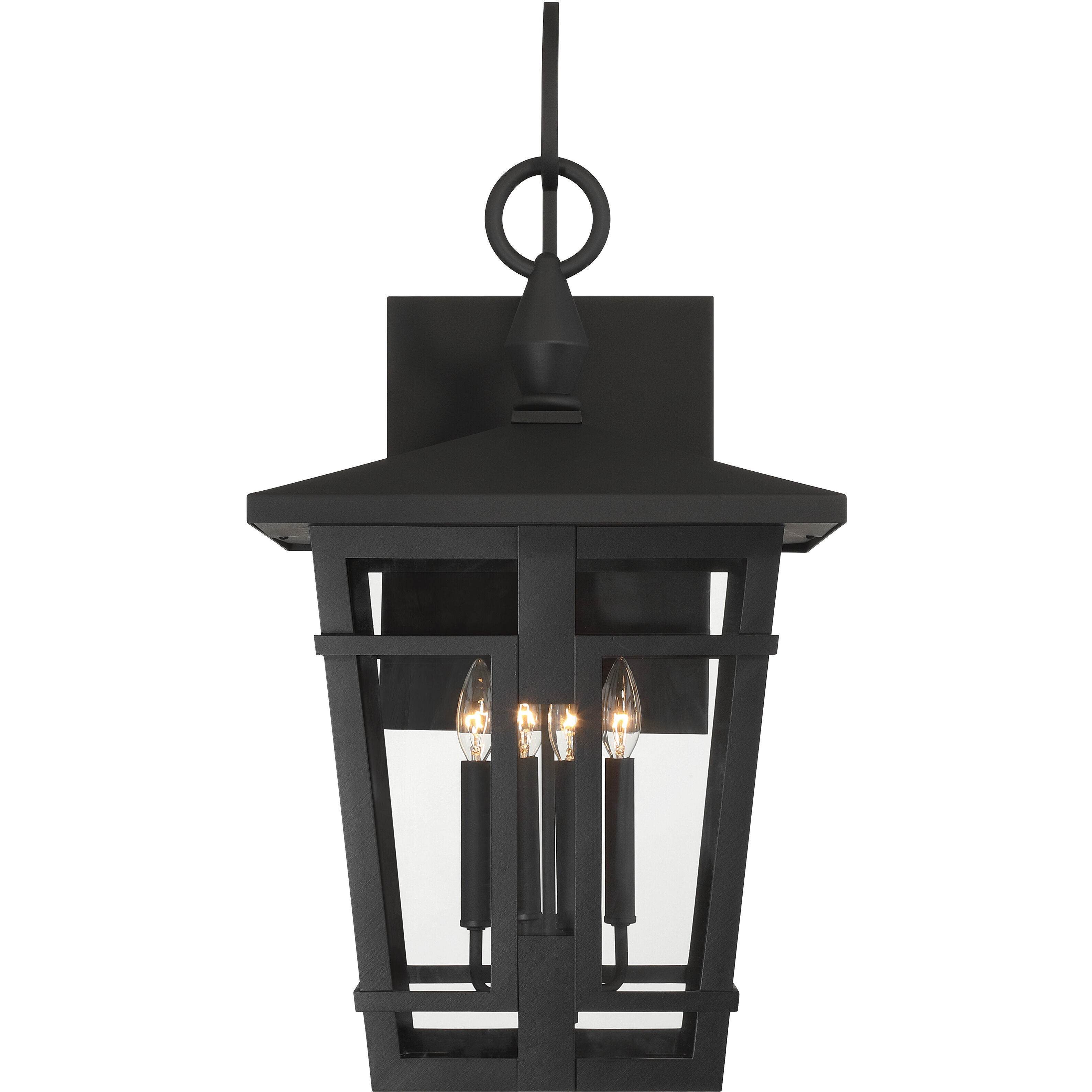 Fieldstone 4 Light 32 inch Sand Coal Outdoor Wall Sconce