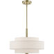 Monroe 4 Light 18 inch Antique Brass Pendant Chandelier Ceiling Light