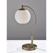 Swirl 21.63 inch 40.00 watt Antique Brass Desk Lamp Portable Light